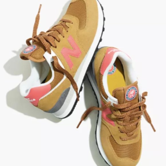 Madewell Shoes - New Balance Suede 574 Sneakers in Astral Glow/Washed Henna